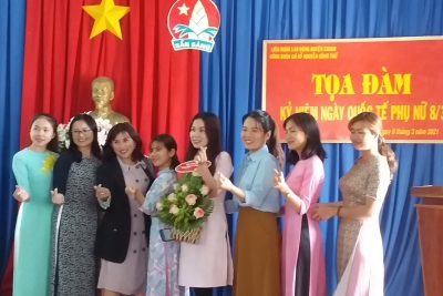 Chào mừng kỷ niệm ngày  quốc tế phụ nữ 8/3/2021